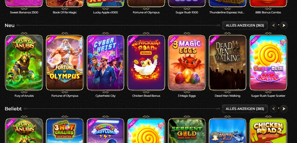 Neue Slots spielen entdecken